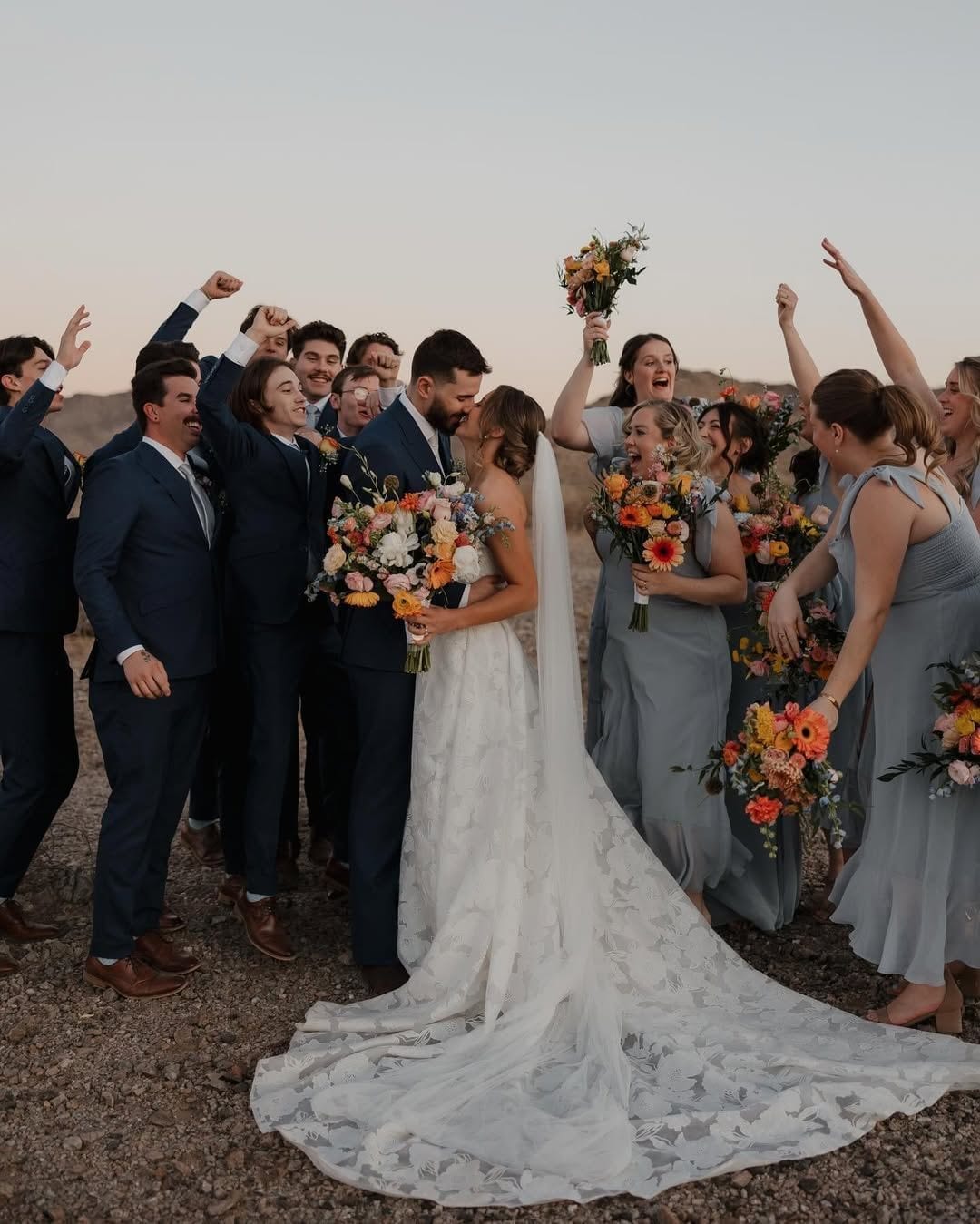 Wedding party custom suits